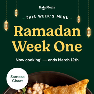 NEW MENU 🥘 - "Ramadan Week One"