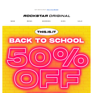 DON’T MISS OUT ON 50% OFF 💸