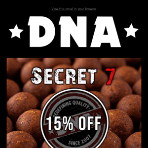 GET 15% OFF THE LEGENDARY SECRET 7!