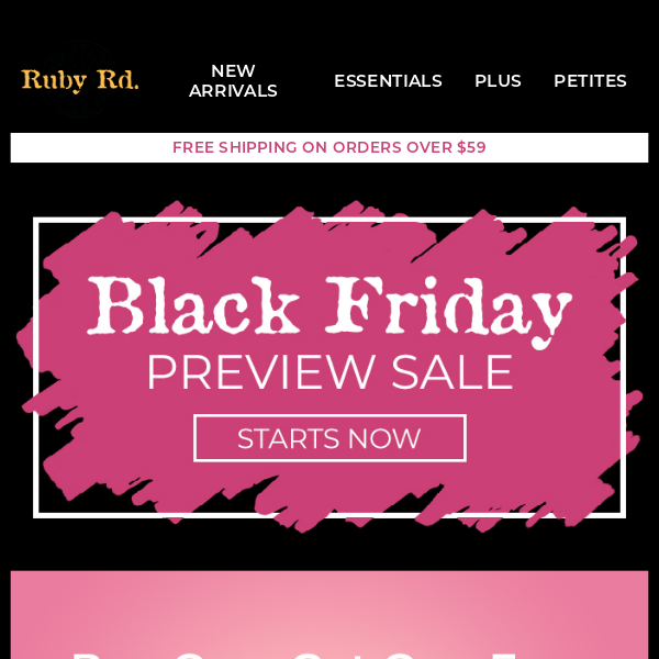 Black Friday Preview: Come see what’s free!