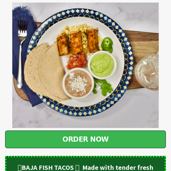 🌮 BAJA FISH TACOS & 15% OFF‼️| Healthy & Fresh Meal Prep