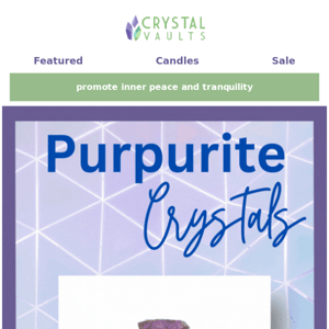 Use Purpurite to connect to the spiritual self 💜