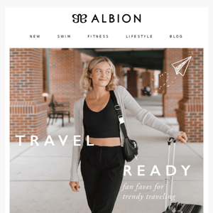 Albion favorites = easy summer travel ✈️