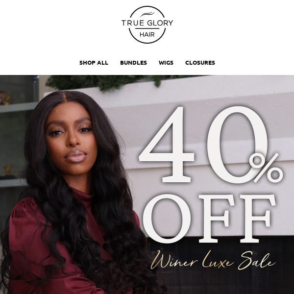 Luxury hair at 40% off!✨️