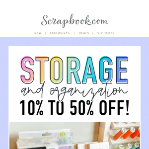 ✨ Last chance to save on Storage & Organization!