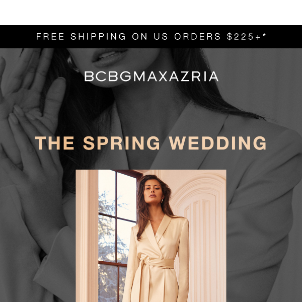 Your spring wedding wardrobe