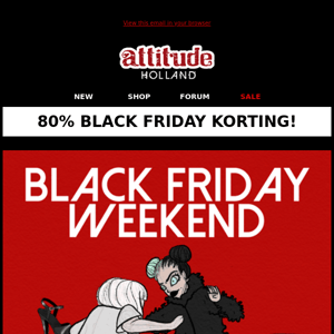 Laatste dag 80% Black Friday Korting 😍🔥