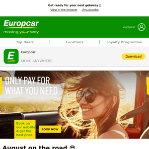 (1) Europcar, a road trip is calling! 👋