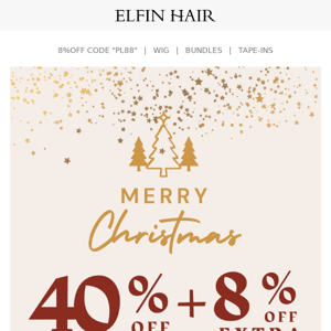 Xmas Sale - 40% Off + Extra 8%OFF Everything!🌲