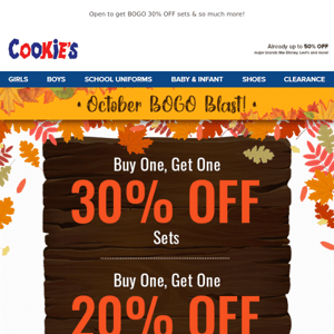 🍂 Fall Savings You Don't Want To Miss...