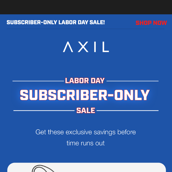 Subscriber-only 50% Off Sale