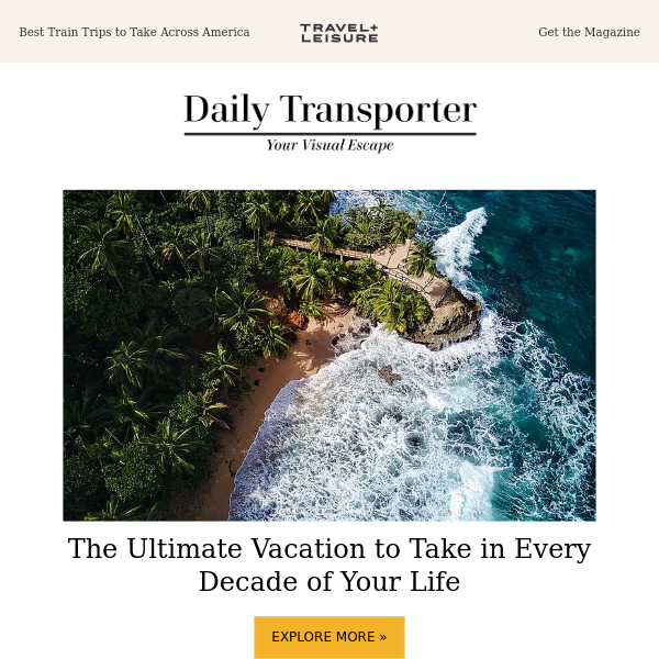 Vacations to Take in Every Decade of Your Life