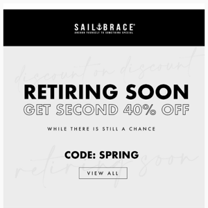 Retiring soon - up to 50% off & more