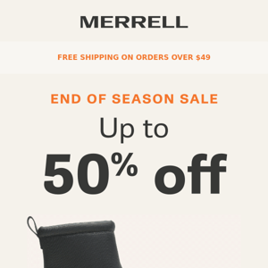 Our end-of-season sale is happening NOW!