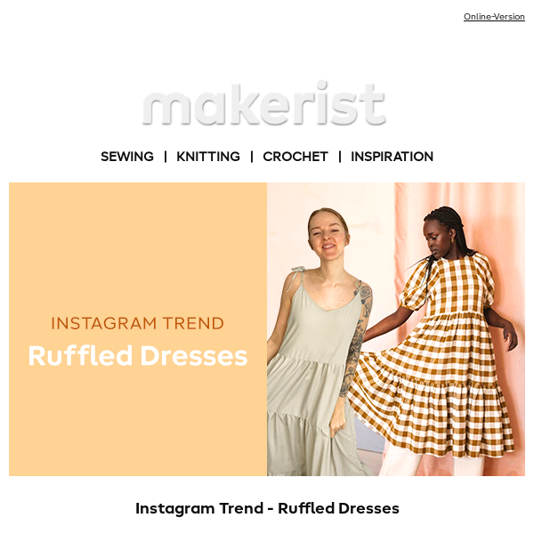 Instagram Trend - Ruffled Dresses