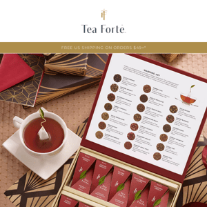 Give the gift of 40 teas