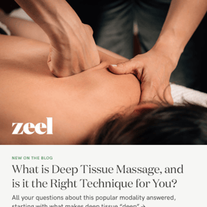 What Makes a Deep Tissue Massage "Deep"?