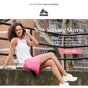 The Skort Shop is Open!