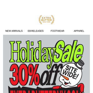 🎁 HOLIDAY SALE: 30% OFF SITE WIDE 🎁