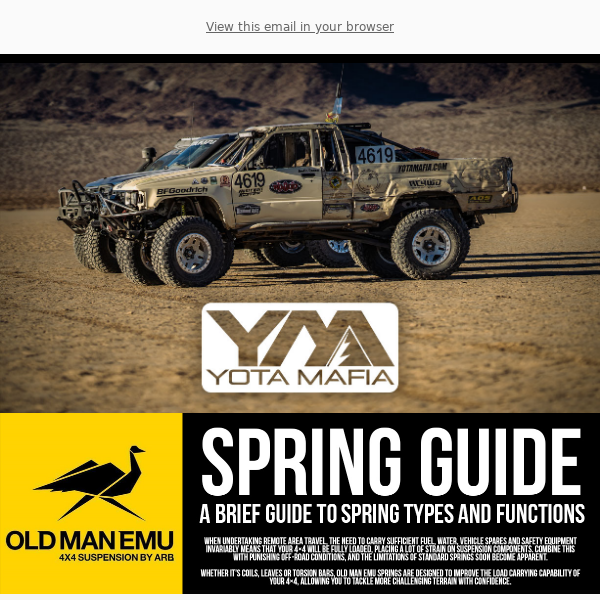YM | Spring, Sprang, Sprung | A Spring Crash Course.