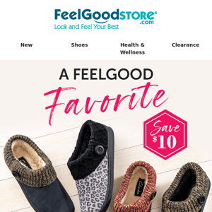 Save $10 on Clarks Slip-On Shoes!