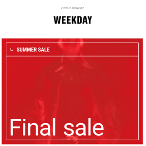 FINAL SALE | Up to 70% off