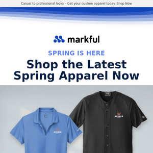 New Season, New Look: Shop Our Spring Apparel Collection!