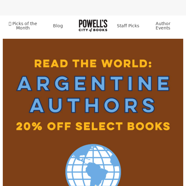 🇦🇷 25 ways to read the world — now on sale!