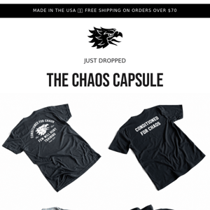 🦅 JUST DROPPED: The Chaos Capsule is here!
