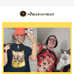 😜Walking artwork - show off your pet's face on a trendy tee