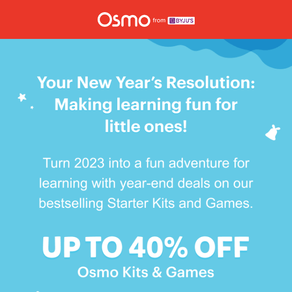 ✨ Save up to 40% on Osmo’s 2022 bestsellers!