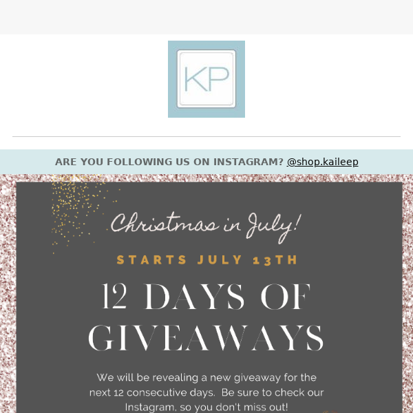 🎅🎄 Christmas in July Giveaway: The 12 Days of Festive Surprises! 🎁🎉