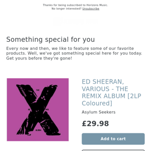 NEW! ED SHEERAN, VARIOUS - THE REMIX ALBUM [2LP Coloured]