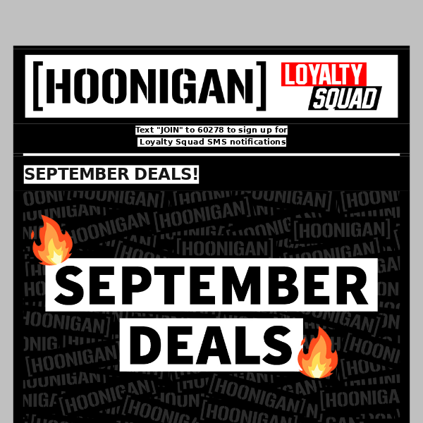 🔥🔥🔥 SEPTEMBER DEALS