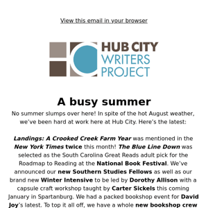 Hub City's Summer Wrap Up