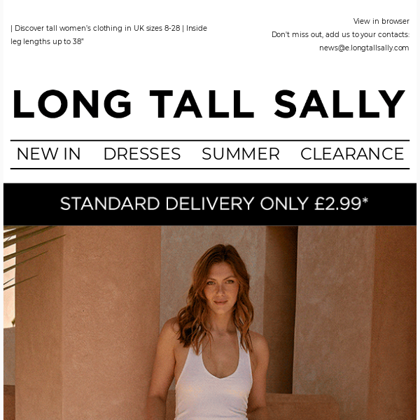 Long Tall Sally, Meet Summer's Staple Styles