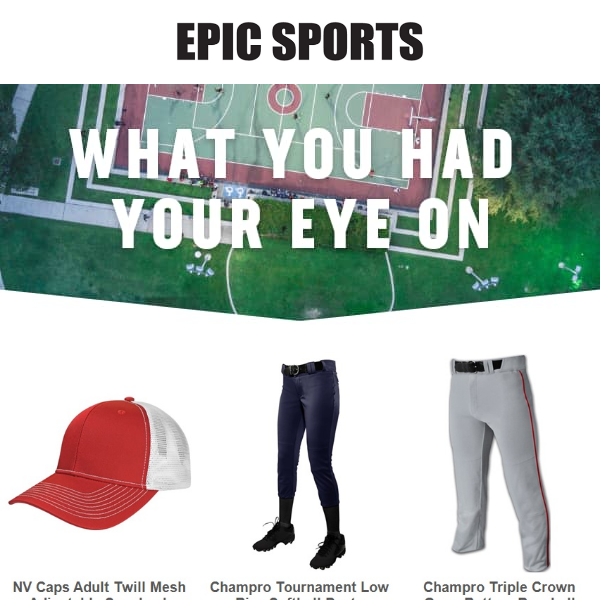 Epic sports baseball sales hats