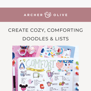 ☺️ Create Cozy, Comforting Doodles & Lists in your Journal with Masha Plans