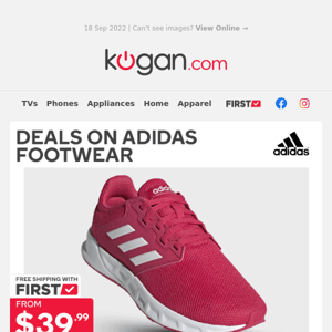 Fresh Adidas Shoes from $39.99 Are Running Out the Door