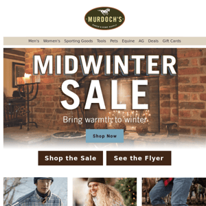 Midwinter Sale Starts Now