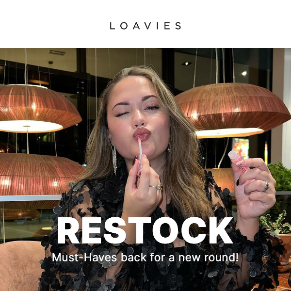RESTOCK | Must-Haves back for a new round!