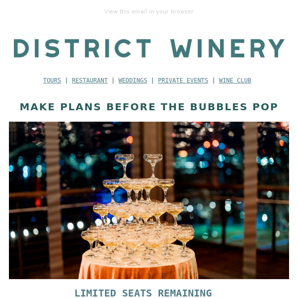 Make Plans Before the Bubbles Pop!