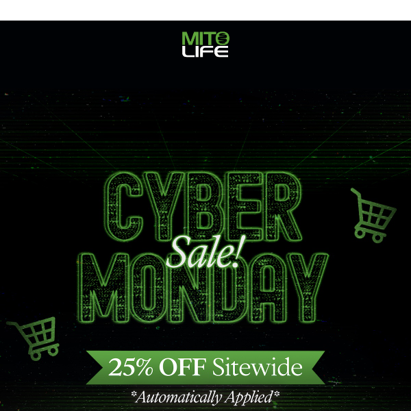 Our Cyber Monday Sale is Here!