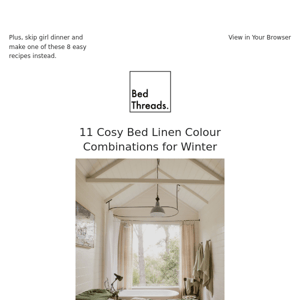 9 Cosy Bed Linen Colour Combinations for Winter