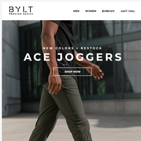 Active Joggers | BYLT Basics™ - Premium Basics