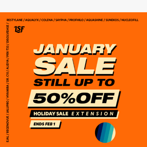 Up to 50% OFF Everything 🧡
