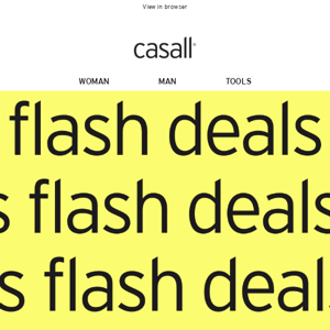 Only hours left of our flash deals!  ⚡