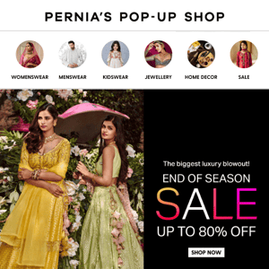 Pernia's Pop-Up Shop, our End Of Season Sale is NOW LIVE!