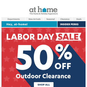 🏖️ Patio upgrade ahead: Up to 50% off Outdoor clearance + Patio deals