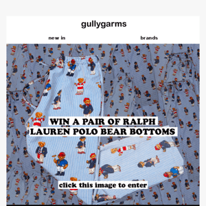 Who wants FREE Ralph Lauren Polo bear bottoms?